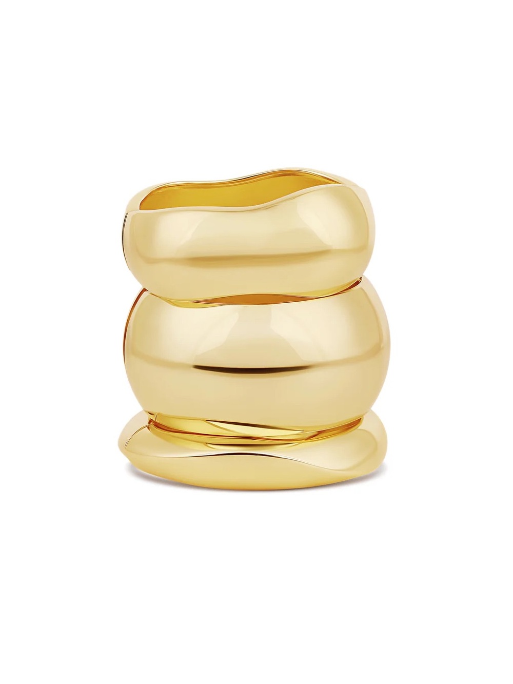 Luna Bangle Set Gold by Mayamar